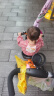 Babyjoey儿童三轮车脚踏车1-3-5岁 简易自行车多功能手推车小蜜蜂橙色 实拍图