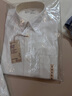 無(wú)印良品（MUJI）男式 免熨燙 休閑合身長(zhǎng)袖襯衫 男士襯衣外套 純棉全棉 白色 S(165/84A) 曬單實(shí)拍圖