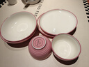 北鼎（Buydeem）陶瓷餐具六件套裝 碗盤餐具雙人碗盤碟整套高顏值節(jié)日送禮 【團(tuán)圓桃夭】陶瓷餐具 6件套 曬單實(shí)拍圖