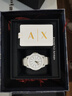 阿瑪尼（ARMANI EXCHANGE）阿瑪尼手表女士滿天星名表石英女表生日七夕情人節(jié)禮物送女友老婆 【硅膠表帶禮盒】AX7126 曬單實拍圖
