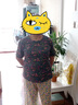 雪凡茜（XUEFANXI）2025夏天季新款花卉碎花短袖t恤女裝寬松半袖體恤棉衣上衣服9731 藍(lán)色 L 建議95-115斤 曬單實(shí)拍圖