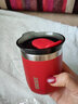 WACACO Octaroma隨行便攜式咖啡保溫杯304不銹鋼車(chē)載隔熱戶(hù)外手持咖啡杯 赤紅+S碼 180ml 曬單實(shí)拍圖