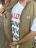JEEP SPIRIT馬甲男秋冬季搖粒絨立領(lǐng)無(wú)袖坎肩吉普男士休閑雙面穿抓絨馬甲外套 卡其色【雙面可穿】 2XL 【建議145-160斤】 曬單實(shí)拍圖