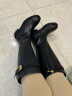 73Hours女鞋骑士精神冬季新款英伦风骑士靴厚底高靴长筒靴子女 黑色 36 晒单实拍图
