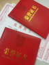 荔枝皮紋擺臺立式高檔授權證書(shū)定制聘書(shū)外殼單片A4緞布榮譽(yù)證書(shū)優(yōu)秀員工企業(yè)單位獲獎證書(shū)定做打印內頁(yè) 豎紅 5K 內頁(yè)A4 曬單實(shí)拍圖