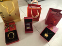 中國(guó)黃金（CHINA GOLD）黃金鎖包寶寶金鎖福字鎖包嬰兒長(zhǎng)命鎖掛墜新生兒滿(mǎn)月周歲百天禮物 約4g【好運(yùn)連連福鎖】 曬單實(shí)拍圖