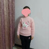 迪士尼兒童羊毛衫女童毛衣2025水貂絨秋冬款套頭針織衫加絨加厚中大童毛 粉紅色【升級版】 140 建議身高130-140cm 曬單實(shí)拍圖