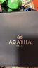 AGATHA/璦嘉莎 小豬鼻銀項鏈女士【七夕情人節(jié)禮物】送女朋友閨蜜高級感 銀色 曬單實拍圖