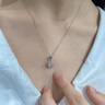 CRD克徠帝【現(xiàn)貨閃發(fā)】星空璀璨鉆石項(xiàng)鏈鉑金吊墜求婚結(jié)婚群鑲禮物 1.25克拉效果|共約30分D-E色SI+贈(zèng)銀項(xiàng)鏈 曬單實(shí)拍圖