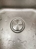 科勒（KOHLER）水槽配件雙層落水洗菜盆過濾網(wǎng)不銹鋼提籃帶蓋下水提籠落水77804T 帶蓋雙層隔渣彈跳落水50MM 曬單實拍圖