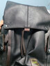 LASSIE VAGARY雙肩包男包商務(wù)通勤皮包大容量男士休閑旅行電腦背包皮質(zhì)男生書(shū)包 黑色【普通款】 曬單實(shí)拍圖