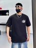 薩拉維夫（Sllavif）高端T恤男2025年夏季薄款刺繡印花短袖衣服半袖圓領潮牌體恤衫 白色  M 推薦體重105-125斤 曬單實拍圖