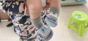 个个熊（gegexiong）宝宝学步鞋婴儿鞋男女宝宝地板袜子婴儿步前鞋防滑地板鞋 1双装（S男宝宝款） 鞋低长约12CM（建议6-12个月） 实拍图