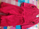春織本命年保暖內衣套裝女加絨加厚馬年中老年人開(kāi)衫大紅色秋衣秋褲 【男士】云福 大紅加絨加厚 XL 115斤-130斤 曬單實(shí)拍圖