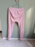 春織媽媽秋褲女護膝加絨加厚打底褲寬松秋冬中老年人線(xiàn)褲老人棉毛褲 藕紫（女款） 100/2XL 曬單實(shí)拍圖
