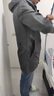 羅蒙（ROMON）風衣男中長款2025春季新款加絨外套修身帥氣風衣褂子休閑潮牌 K70灰色 春秋款 常規(guī) 2XL 建議 145-160斤 曬單實拍圖
