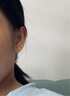 六福珠寶  足金玫瑰花黃金耳釘女款金耳飾 計(jì)價(jià) GMG50042 1.87克(含工費(fèi)130元) 配硅膠耳堵 曬單實(shí)拍圖