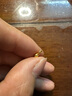 鑫誠(chéng)盛 手工黃金小吊墜999足金小金球圓球小提溜DIY手鏈項(xiàng)鏈配件配飾 單個(gè)小號(hào)金球約0.4g 曬單實(shí)拍圖