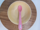 酷虎嬰兒寶寶輔食勺子軟頭新生兒吃飯訓練輔食勺湯勺喂水勺學(xué)吃飯老虎頭長(cháng)柄輔食勺（半透粉） 曬單實(shí)拍圖