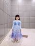 蓓然美愛莎公主裙女童冰雪奇緣艾莎連衣裙春夏蓬蓬裙生日聚會(huì)禮服禮物 加絨裙+披風(fēng)+毛領(lǐng)+皇冠+魔法棒 110碼 曬單實(shí)拍圖