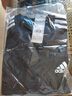 adidas休閑舒適上衣圓領短袖T恤男裝阿迪達斯官方輕運動 黑色/白   L 曬單實拍圖