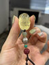 念瑜黃水晶小老虎汽車(chē)鑰匙扣可愛(ài)掛件吉祥物掛飾情侶新年生日禮物 黃水晶萌虎 曬單實(shí)拍圖
