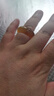 子龍瑪瑙戒指玉髓指環(huán)男女款紅戒指寬版扳指禮物甜美首飾 黃色 寬版內(nèi)徑19-20mm 曬單實拍圖