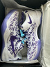 耐克（NIKE） bebe8 ZOOM Kobe8 科比8代 ZK8 減震實(shí)戰男女低幫籃球鞋 白紫色FQ3549-100 44 曬單實(shí)拍圖