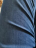 南极人牛仔短裤男休闲中裤新款七分牛仔裤直筒宽松中年裤夏季薄款大裤衩 9850蓝色 34(二尺七腰围) 实拍图