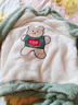 G.DUCKKIDS小黃鴨男童珊瑚絨睡衣秋冬加厚男孩寶寶套頭兒童家居服冬季法蘭絨 小熊綠色 130 建議120-130cm7-8歲 曬單實(shí)拍圖