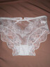 JIOESC蕾絲內(nèi)褲女士性感純棉襠中腰無痕2024新款爆款女生時(shí)尚純欲短褲頭 白色+黑色+綠色 3條 均碼 【建議80-120斤】 曬單實(shí)拍圖