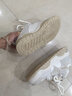 唐獅（TonLion）女鞋冬季韓版鞋子女厚底老爹鞋女士板鞋運動(dòng)小白鞋 白淺灰加絨37 曬單實(shí)拍圖