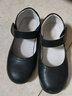 鄭童鞋 兒童皮鞋女童皮鞋黑色軟底真皮公主鞋中大童學(xué)生校鞋演出童鞋 機致簡(jiǎn)約款23627黑色 小童31碼/鞋內長(cháng)19cm 曬單實(shí)拍圖