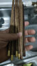 京东京造 鸡翅木筷子高档木质筷子10双家庭装金福筷+2双儿童木筷 实拍图