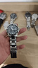 浪琴（LONGINES）瑞士手表 康卡斯?jié)撍盗?機械鋼帶男表 L37424566 黑色太陽飾紋41.0 mm 曬單實拍圖