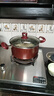 炊大皇（COOKER KING）湯鍋不粘鍋家用雙耳煲湯粥鍋蒸煮鍋燉鍋燃?xì)怆姶艩t通用22cm 24cm 溢彩湯鍋 曬單實(shí)拍圖