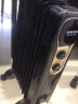 奥克斯（AUX） 奥克斯油汀取暖器电暖风机电暖器电油汀片省电静音节能电暖气家用 黑+金9片 实拍图