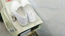 七匹狼男鞋夏季男士休閑皮鞋真皮豆豆鞋一腳蹬鞋子軟底舒適開車鞋 0799 白色 41 皮鞋碼 曬單實拍圖