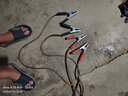 醉米（ZUIMI）大號(hào)加厚電瓶搭線夾頭鱷魚夾汽車電瓶夾子 蓄電池搭電搭火線夾子 紅+黑（二對(duì)）共4只 電瓶狼牙夾（鍍銅）+接線鼻子 曬單實(shí)拍圖