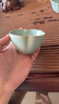 蘇氏陶瓷汝窯陶瓷個(gè)人杯開(kāi)片可養金絲鐵線(xiàn)汝瓷品茗杯主人杯禮盒裝 130ml 海棠杯 曬單實(shí)拍圖