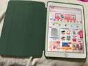 zoyu iPad Air2保護套 iPad6適用于蘋(píng)果平板電腦三折軟殼9.7英寸A1566全包防摔 暗夜綠 曬單實(shí)拍圖