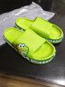 芭比丘兒童拖鞋男童夏卡通恐龍防滑2023新款小孩寶寶家居親子涼拖鞋男孩 字母恐龍/綠色 38-39 適合37-38碼 曬單實(shí)拍圖