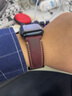 istrap蘋(píng)果手表表帶瘋馬牛皮Apple Watch Ultra3/2手表帶S11/10/9/8/7/6/SE厚實(shí)真皮表鏈iWatch男士腕帶 波爾多【黑色配件 40/41/42MM表盤(pán)【適用Wat 曬單實(shí)拍圖