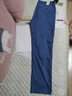 AEMAPE蘋(píng)果男士天絲超薄牛仔褲男夏季薄款商務(wù)彈力西褲中年爸爸高腰寬松 深藍色 34  (2尺7)  曬單實(shí)拍圖