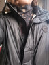 日著原創(chuàng)設(shè)計女裝冬季新款寬松廓形高端品牌短款羽絨服亮面羽絨外套女 黑色 S 曬單實拍圖