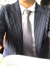 vpw 領(lǐng)帶女商務(wù)正裝7CM 休閑懶人女士拉鏈領(lǐng)帶一拉得免手打款領(lǐng)帶韓版學(xué)生英倫風(fēng)純色領(lǐng)帶 淺灰色斜紋 女士拉鏈款 曬單實(shí)拍圖