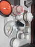 石茗堂品牌餐具碗碟套裝家用景德鎮新中日韓陶瓷盤(pán)輕奢送禮品盒高級檔端 花樣年華*60件豪華配富貴煲 曬單實(shí)拍圖