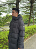 KOLON SPORT/可隆長款羽絨服 男女同款戶外休閑防風(fēng)防潑水連帽重量鵝絨服 LUDJ4WNT02-BK 黑色 XL 180/100A 曬單實(shí)拍圖
