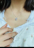法蔻（farcoko）星月項鏈女輕奢小眾新款氣質鎖骨鏈生日520情人節(jié)禮物送女友老婆 星月項鏈（白金色） 曬單實拍圖