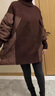 AEMAPE中長(cháng)款遮屁股加厚毛衣女秋冬2023年新款da碼高領(lǐng)針織衫上衣 咖啡色 L 建議110-120斤 曬單實(shí)拍圖